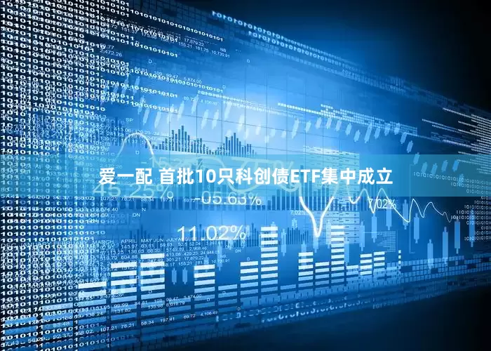 爱一配 首批10只科创债ETF集中成立